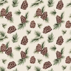 Pinecones in Cream
