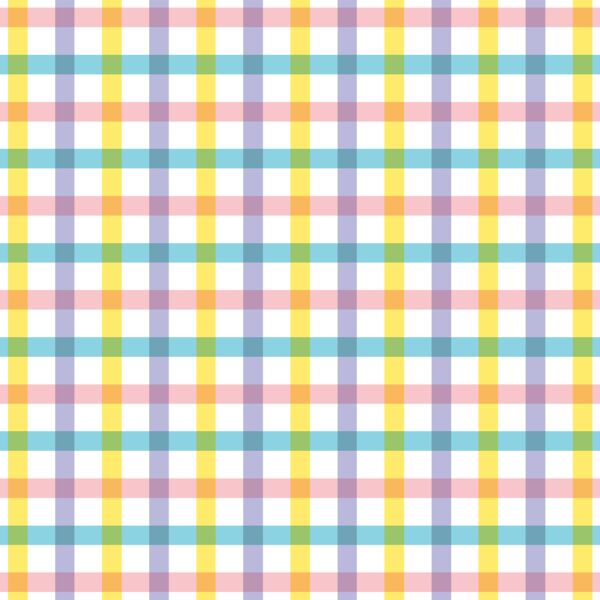 Spring Plaid in Garden