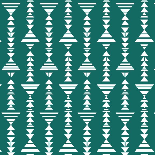 Little Tribal Stripe in Emerald