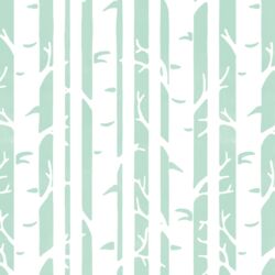 Birches in Mint