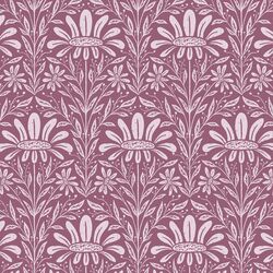 Woodland Daisy Fan in Grape
