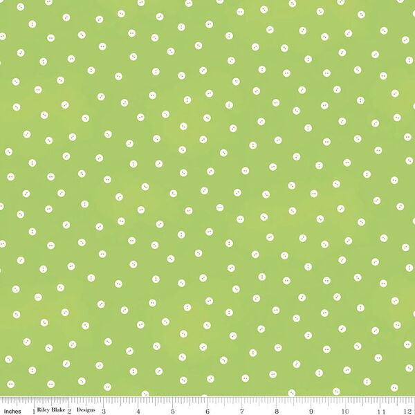 Baby Button Dot in Green
