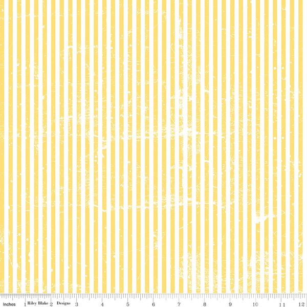 Stressed Stripes in Yellow