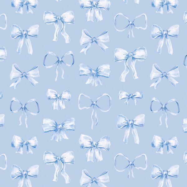 Pretty Bows in Hydrangea Blue