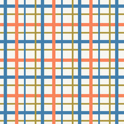 Plaid in True Blue