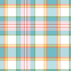 Cheerful Tulips Plaid in Passio