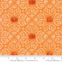 Medallion Tiles in Pumpkin