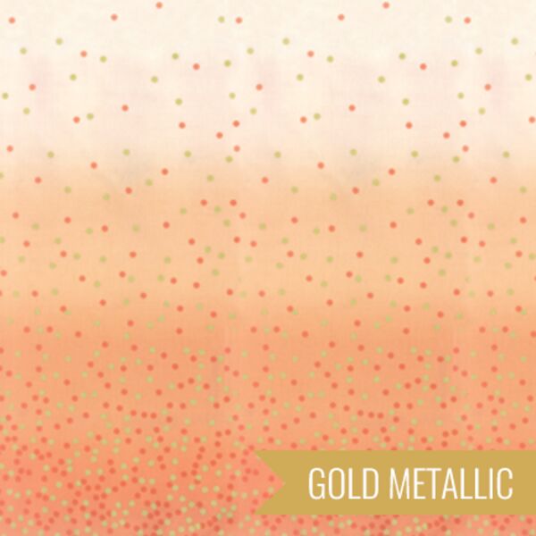 Ombre Confetti Metallic in Coral