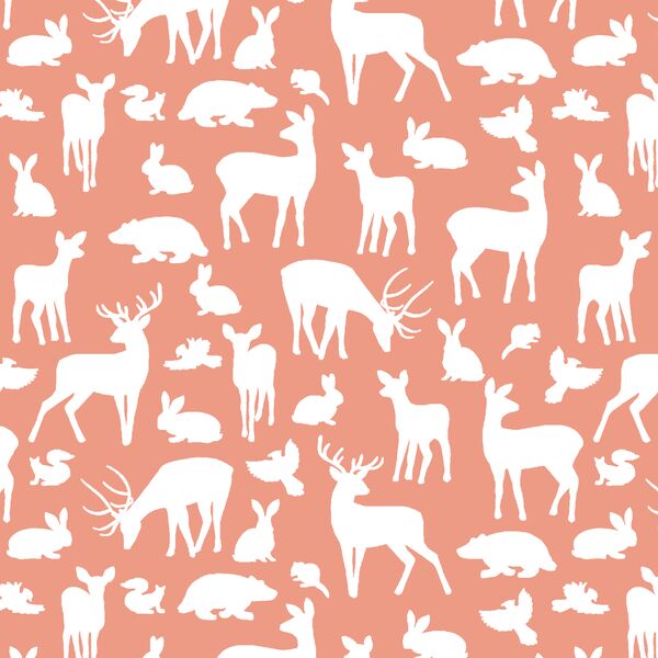 Forest Friends in Grapefruit