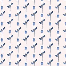 Rose Stripe in True Blue