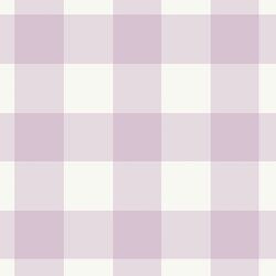 Large Meadow Gingham in Lilac