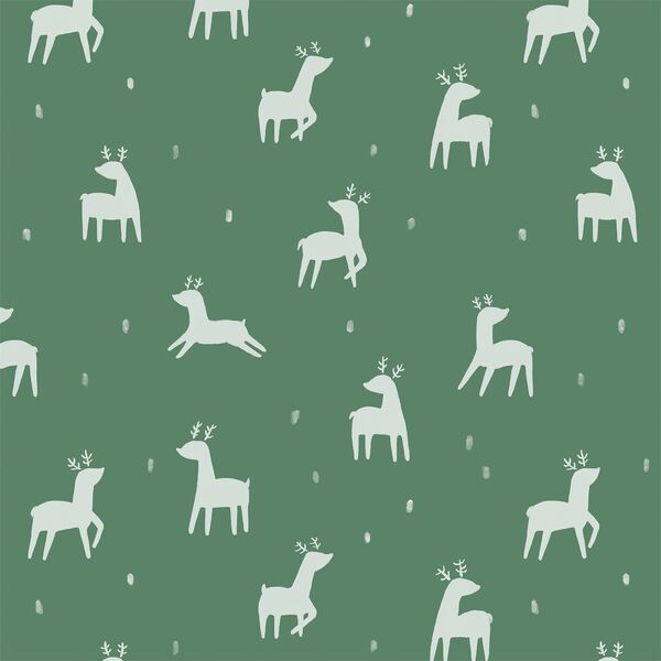 Prancing Deer in Pine