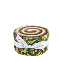Expressions Batiks 2.5" Strip Roll in Holiday Charm Smoky Grove
