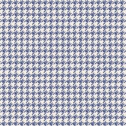 Striped Houndstooth in Ultramarine Blue