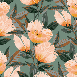 Large Copper Floral in Forest Glade