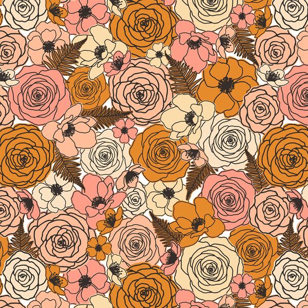 Bouquet of Roses in Evening Ramble