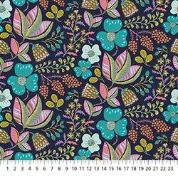 Wild Bouquet in Navy