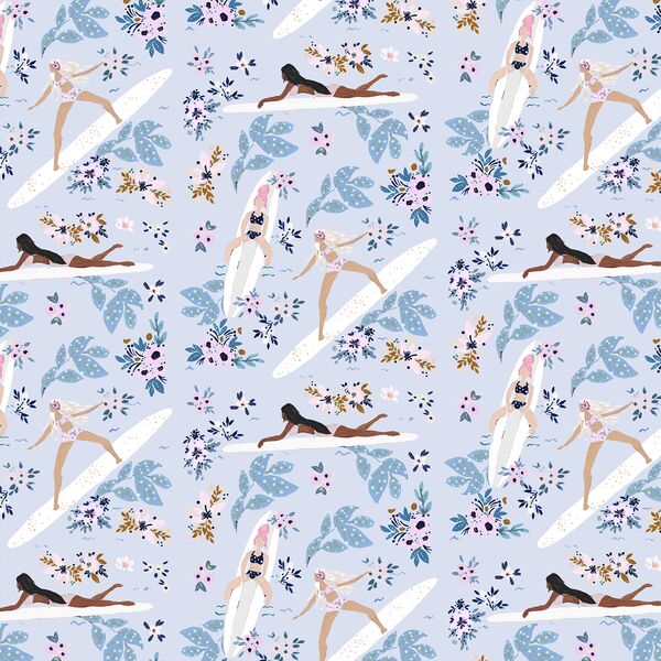 Aloha in Pastel Periwinkle