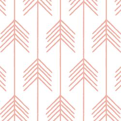 Vanes in Peony on White