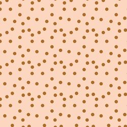 Boho Polka Dots in Caramel Blush