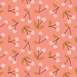 Cherries in Summer Coral