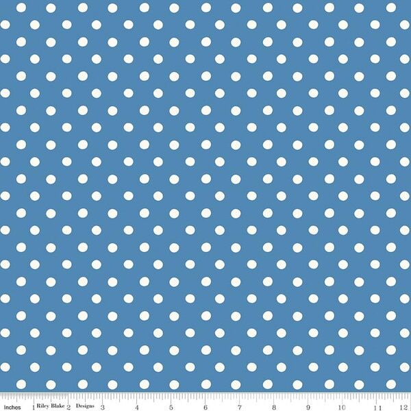 Button Dots in Blue