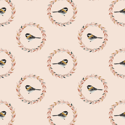 Wreath in Pale Pink