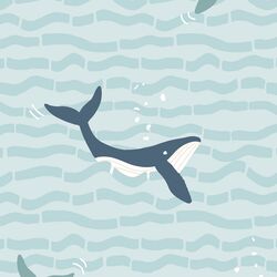 Large A Whale of a Time in Cool Glacier