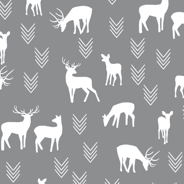 Deer Silhouette in Smoke