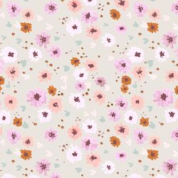 Pom Pom Floral in Light Pewter