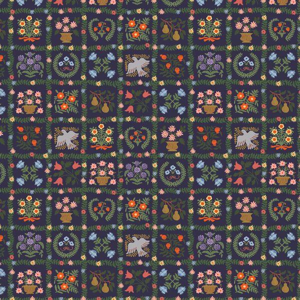 Garden Album in Navy