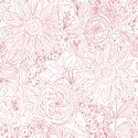 Paperie in Deep Cranberry on White
