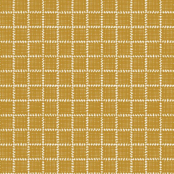 Stamped Plaid in Lunar Gold