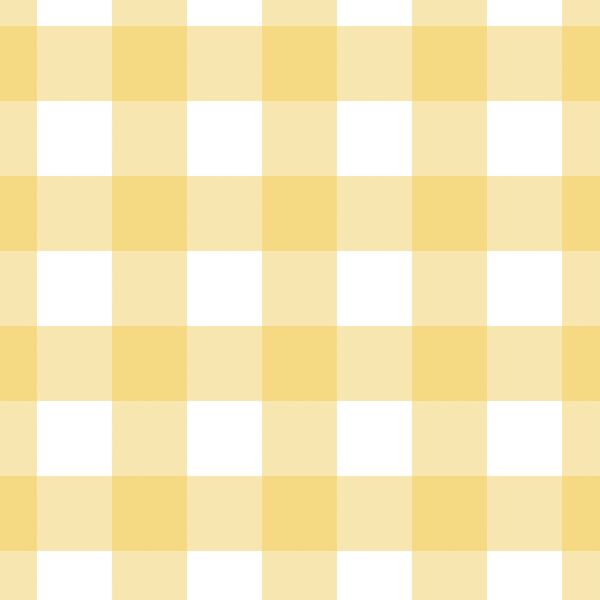 Large Gingham in Light Sunflower
