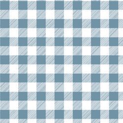 Medium Buffalo Plaid in Marine