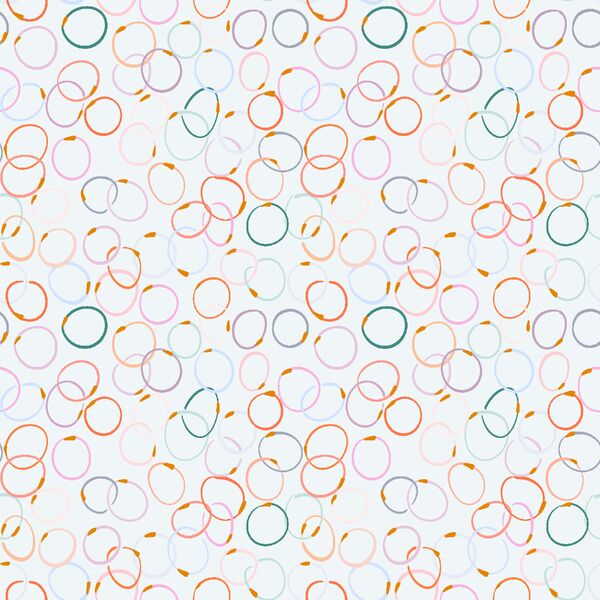 Hair Ties in Blue Crest