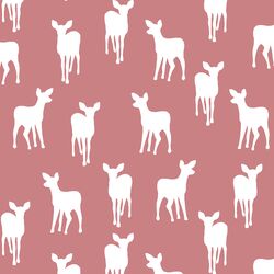 Fawn Silhouette in Berry