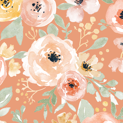Large Blooming Garden in Coral Shade