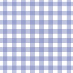 Gingham in Periwinkle