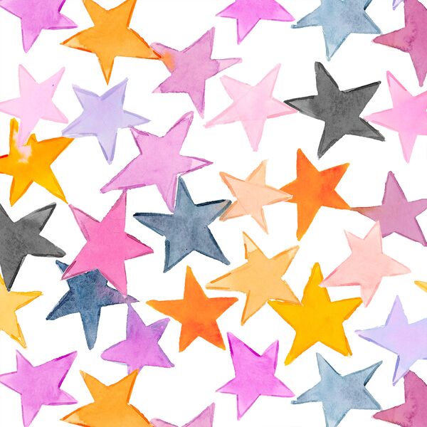 Large Star Confetti in White