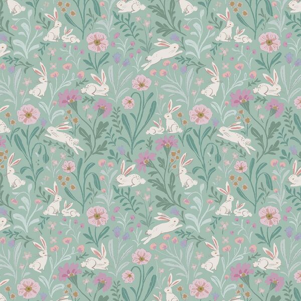 Bunny Hop in Garden