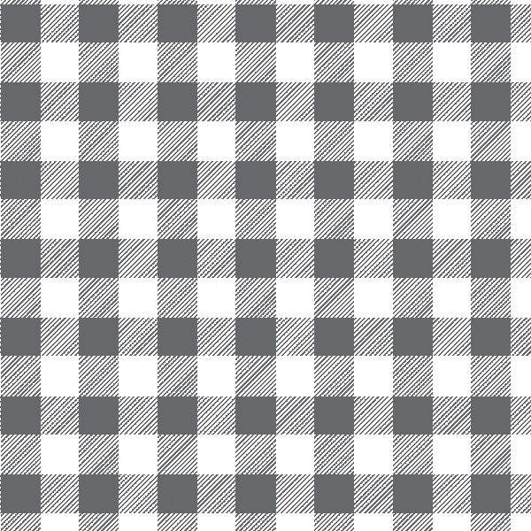 Medium Buffalo Plaid in Charcoal
