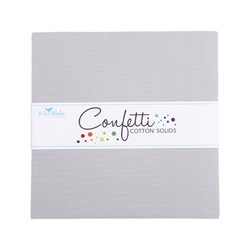 Confetti Cotton 10" Square Pack in Silver