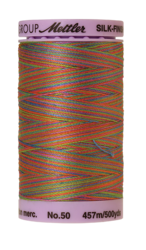 Preppy Brights (9085-9842) - Silk Finish Cotton Multi 50wt - 500 Yards