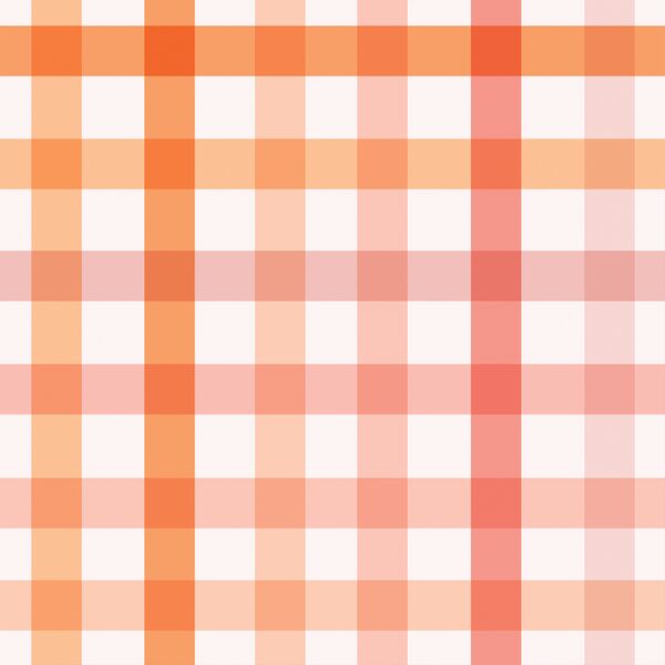 Large Love Day Gingham in Crush