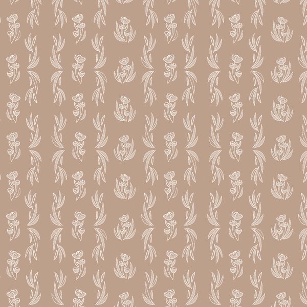 Quilt Floral in Pecan