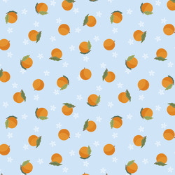 Oranges in Blue