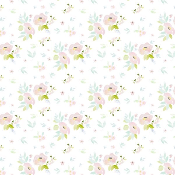 Little Tossed Wildflowers in Garden