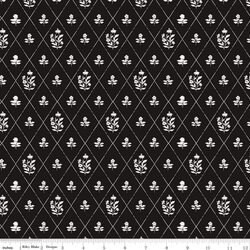 Criss Cross Floral in Black