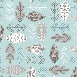 Forest Floor in Glacier Blue